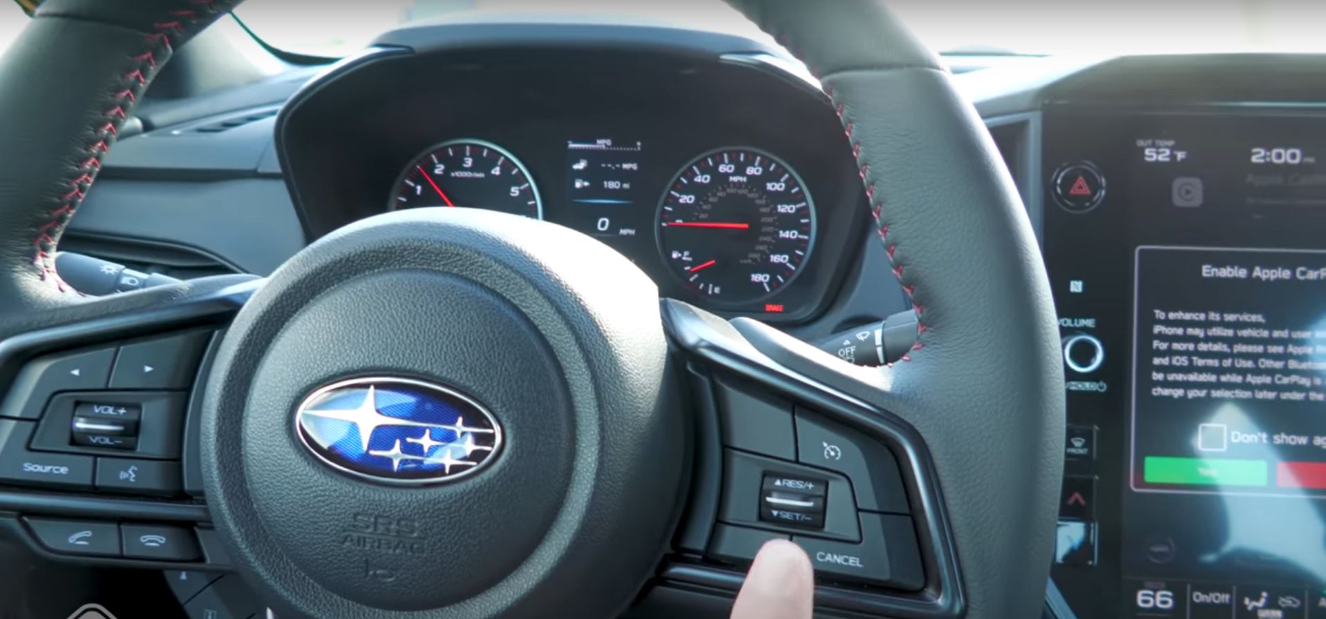 Subaru WRX Isn't A Sports-Impreza Review Dashboard Front